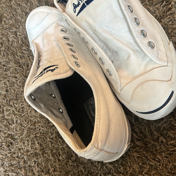Converse Jack Purcel! Canvas Low White Size 7 - Picture 2 of 7